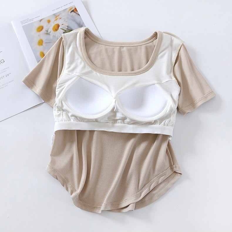 Lizzy Built-In Bra T-shirt